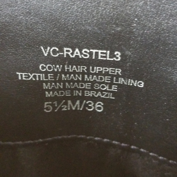 Vince Camuto 5.5 US Rastel 3 Leopard Print Calf Hair Kitten Heel Mid Calf Boots - Picture 10 of 10